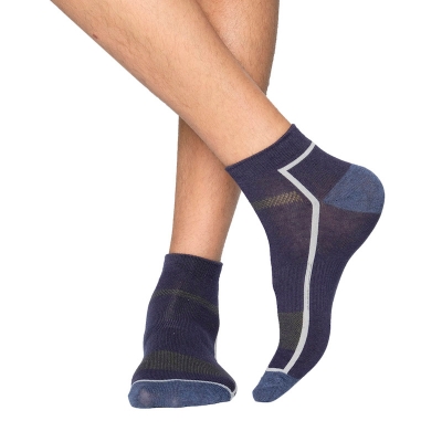 Picture of Premium Ankle Socks for Men  (Navy Blue)