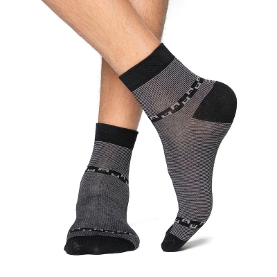 Picture of Swan Feel 360 Ankle Socks for Men  (Black)
