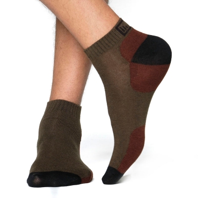 Picture of Premium Ankle Socks for Men  (Olive)