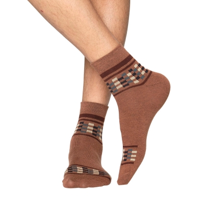 Picture of Premium Ankle Socks for Men  (Brown)