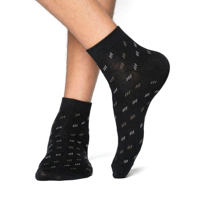 Picture of Swan Feel 360 Ankle Socks for Men  (Black)