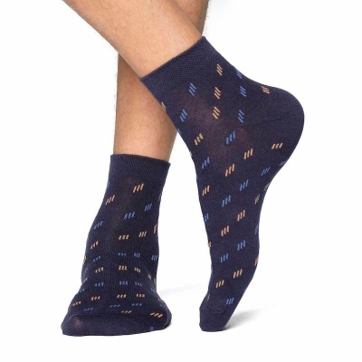 Picture of Swan Feel 360 Ankle Socks for Men  (Navy Blue)