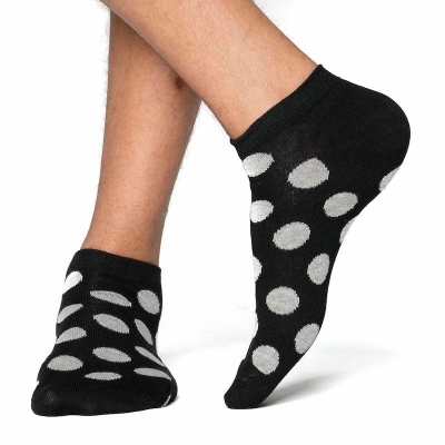 Picture of Cat Step Ankle socks for Men  (Black)