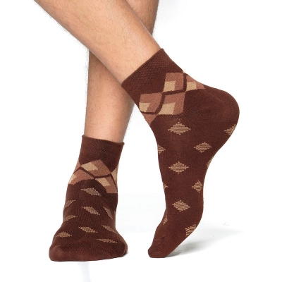 Picture of Proman Ankle Socks for Men  (Chocolate)