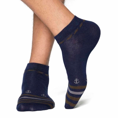 Picture of Proman Ankle Socks for Men  (Navy Blue)