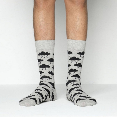 Picture of Premium Long Socks For Men  (Ash)