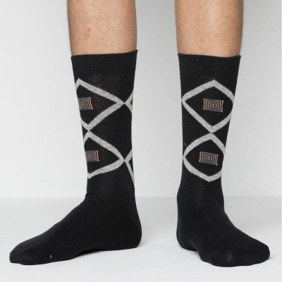 Picture of Premium Long Socks For Men  (Black)