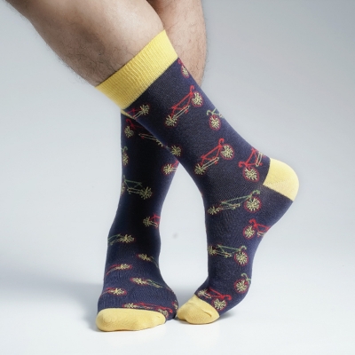 Picture of Premium Long Socks For Men  (Multicolor)