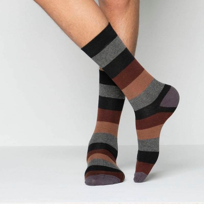 Picture of Premium Long Socks For Men  (Multicolor)
