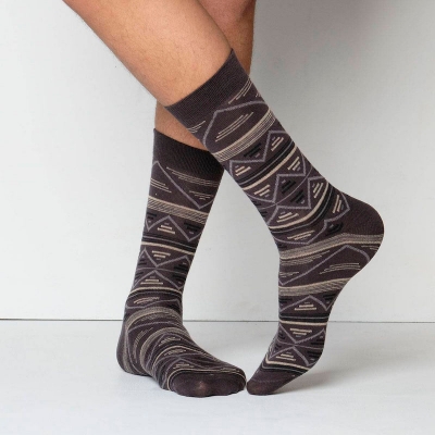 Picture of Premium Long Socks For Men  (Charcoal)