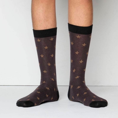 Picture of Premium Long Socks For Men  (Charcoal)