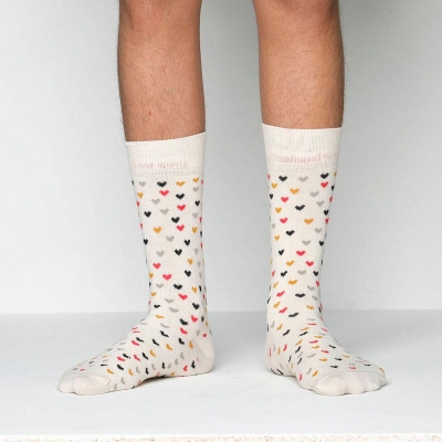 Picture of Premium Long Socks For Men  (Cream)