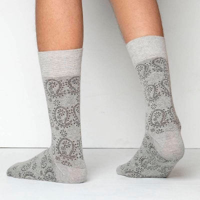 Picture of Premium Long Socks For Men  (Ash)