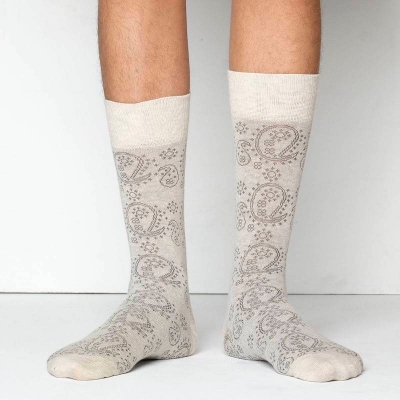 Picture of Premium Long Socks For Men  (Cream)