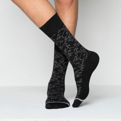 Picture of Premium Long Socks For Men  (Black)