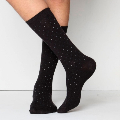 Picture of Cat Step Long Socks for Men  (Black)