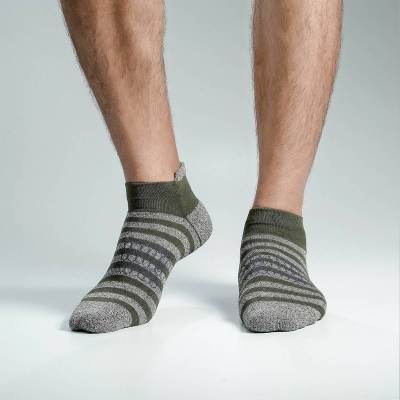 Picture of Swan Premium Ankle Socks For Men  (Olive)