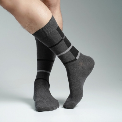 Picture of Pridezone Long Socks For Men  (Charcoal)
