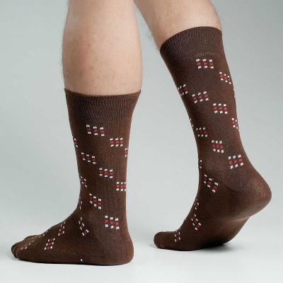 Picture of Premium Long Socks For Men  (Chocolate)