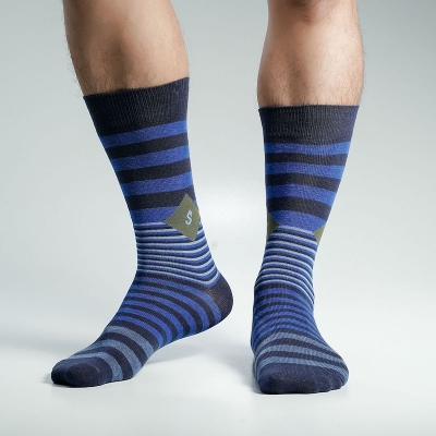 Picture of Super Dog Long Socks For Men  (Blue)