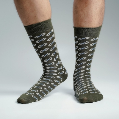 Picture of Premium Long Socks For Men  (Olive)