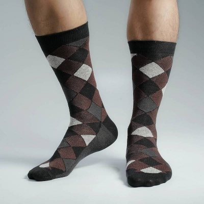 Picture of Premium Long Socks For Men  (Black)