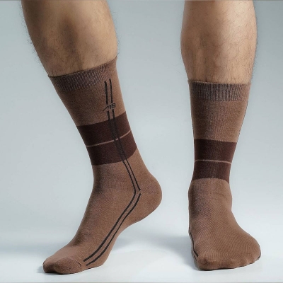 Picture of Premium Long Socks For Men  (Brown)