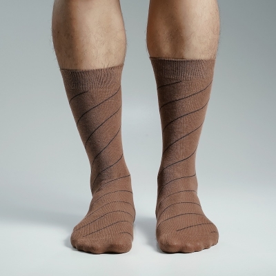 Picture of Premium Long Socks For Men  (Brown)