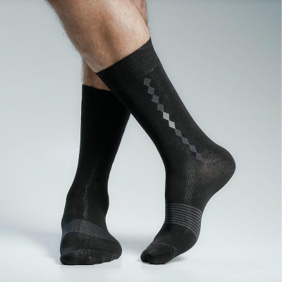Picture of Premium Long Socks For Men  (Black)