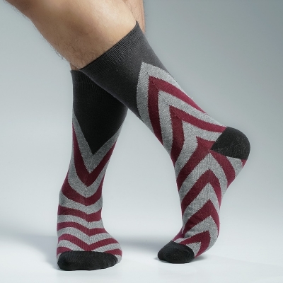Picture of Premium Long Socks For Men  (Charcoal)