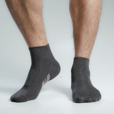 Picture of Premium Ankle Socks For Men  (Charcoal)
