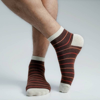 Picture of Premium Ankle Socks For Men  (Chocolate)