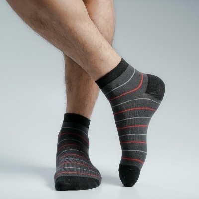 Picture of Premium Ankle Socks For Men  (Charcoal)