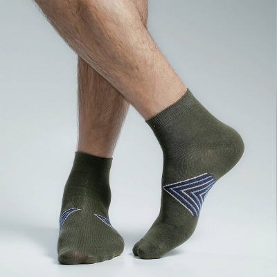 Picture of Premium Ankle Socks For Men  (Olive)