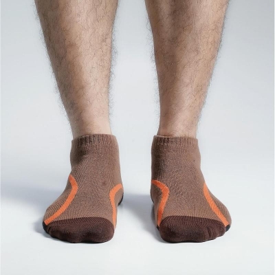 Picture of Premium Ankle Socks For Men  (Brown)