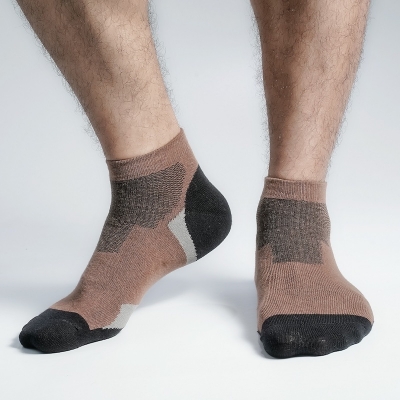 Picture of Premium Ankle Socks For Men  (Brown)