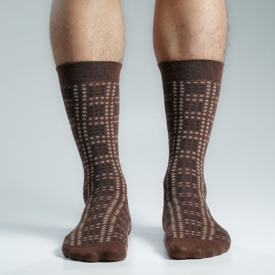 Picture of Premium Long Socks For Men  (Chocolate)
