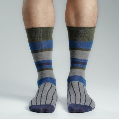 Picture of Premium Long Socks For Men  (Ash)