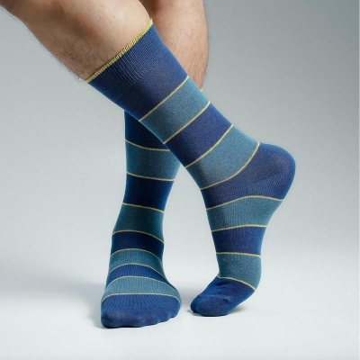 Picture of Premium Long Socks For Men  (Blue)