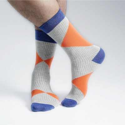 Picture of Premium Long Socks For Men  (Light Ash)