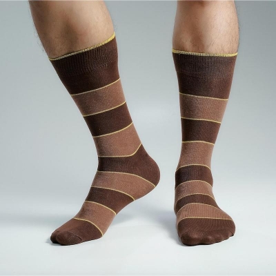 Picture of Premium Long Socks For Men  (Chocolate)