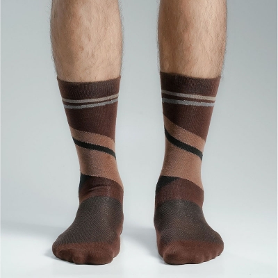 Picture of Premium Long Socks For Men  (Chocolate)