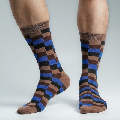 Picture of Premium Long Socks For Men  (Brown)