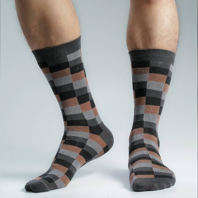 Picture of Premium Long Socks For Men  (Charcoal)