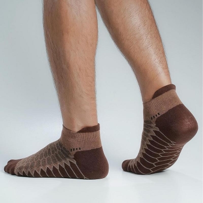 Picture of Premium Ankle Socks For Men  (Brown)