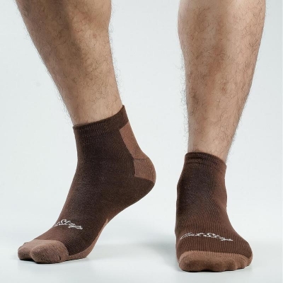 Picture of Catstep Ankle Socks For Men  (Chocolate)