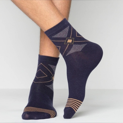 Picture of Look Ankle Socks For Men  (Navy Blue)
