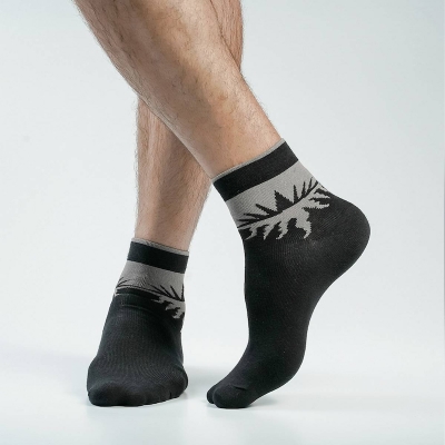 Picture of Pridezone Ankle Socks For Men  (Black)