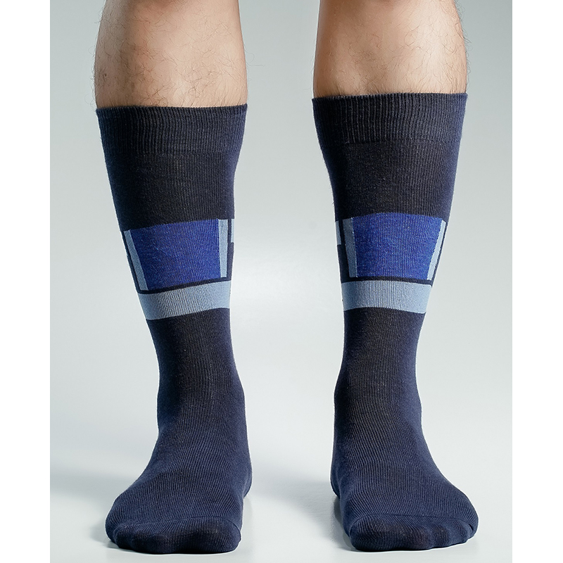 Picture of Flash Sale_Super Dog Long Socks For Men  (Navy Blue)