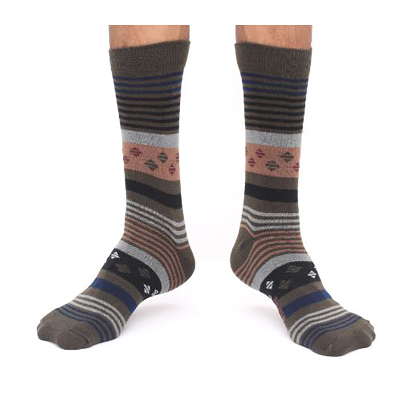 Picture of Swan Oxy Long Socks for Men by MB Hosiery  (Olive)